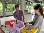 ลงพื้นที่ฉีดวัคซีนป้องกันโรคพิษสุนัขบ้า